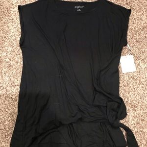 SOLD NWT Black Wrap Maternity Top Size Large